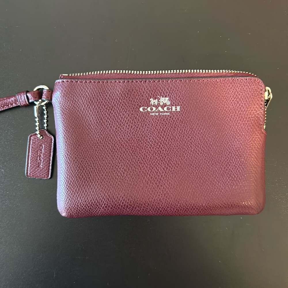 Coach Purple Wristlet